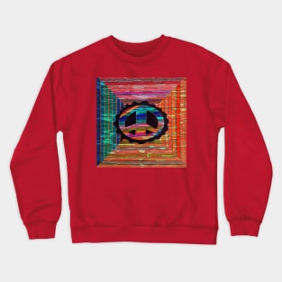 Psychedelic Peace Doodle Crewneck Sweatshirt